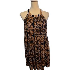 Free People Mimi Tunic in Black Combo, Size Medium